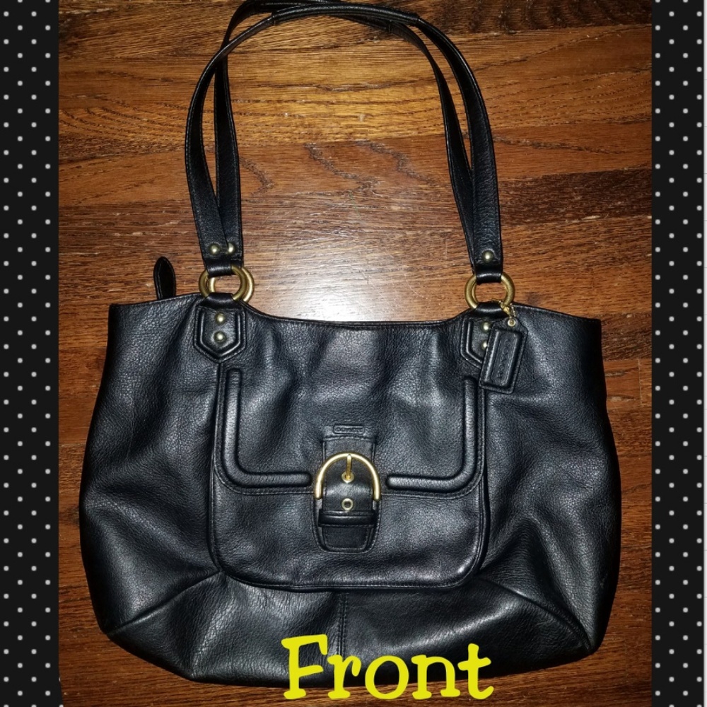Coach Black Leather Purse